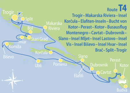 Durch Dalmatien nach Montenegro | 2 Woche 